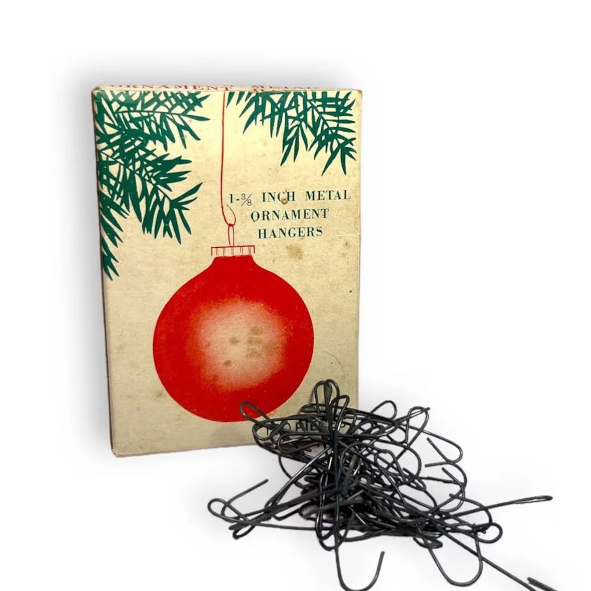Ornament Hanger Box Vintage Steel Christmas tree