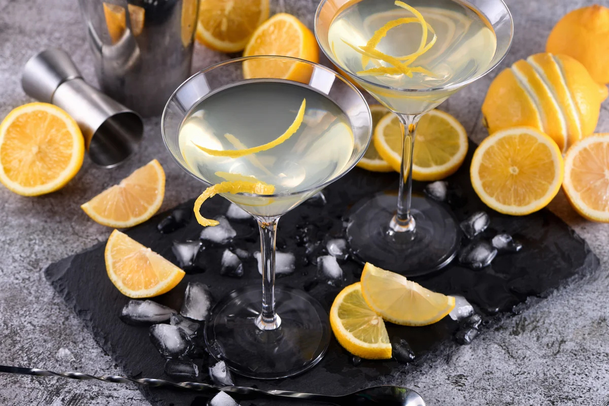 Lemon drop martini