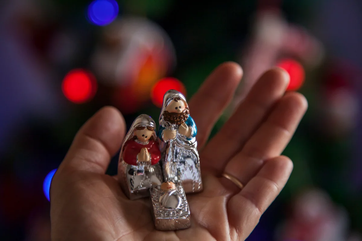 small nativity scene