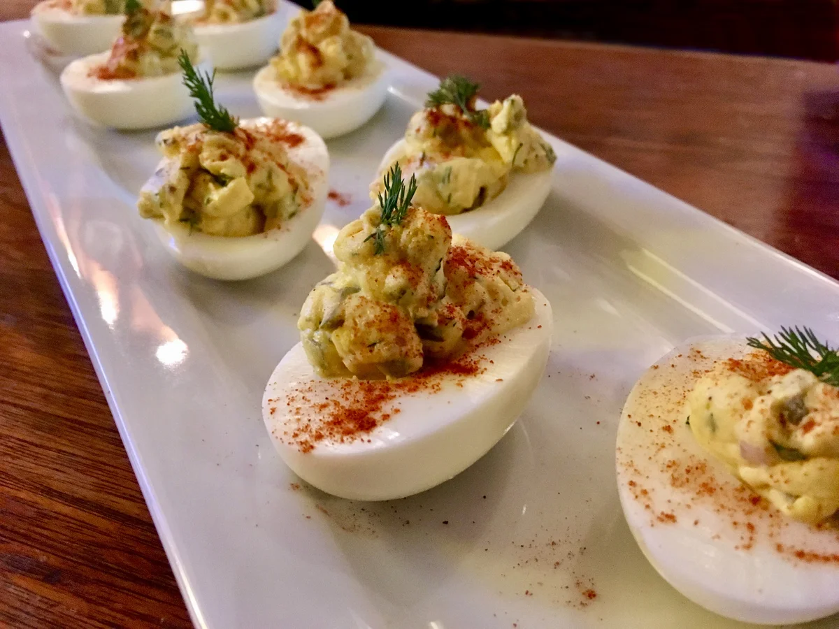 fancy deviled eggs
