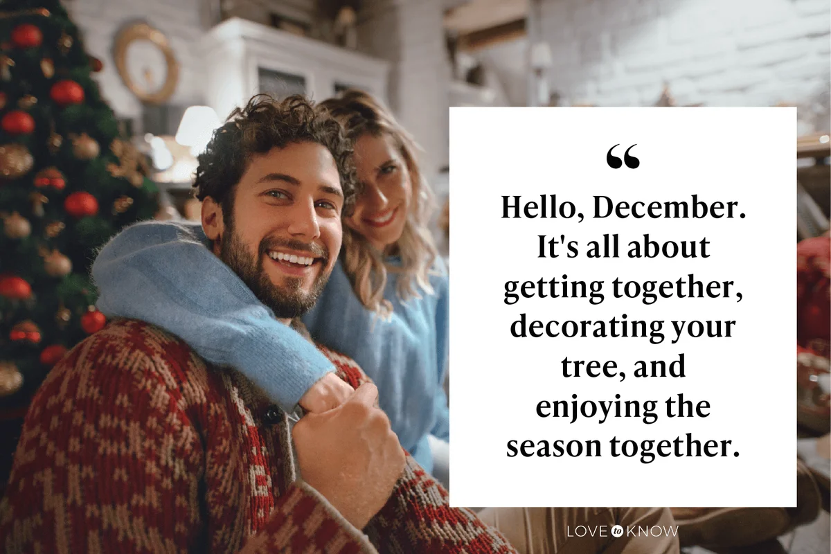 Hello, December. It's all about getting together, decorating your tree, and enjoying the season together.