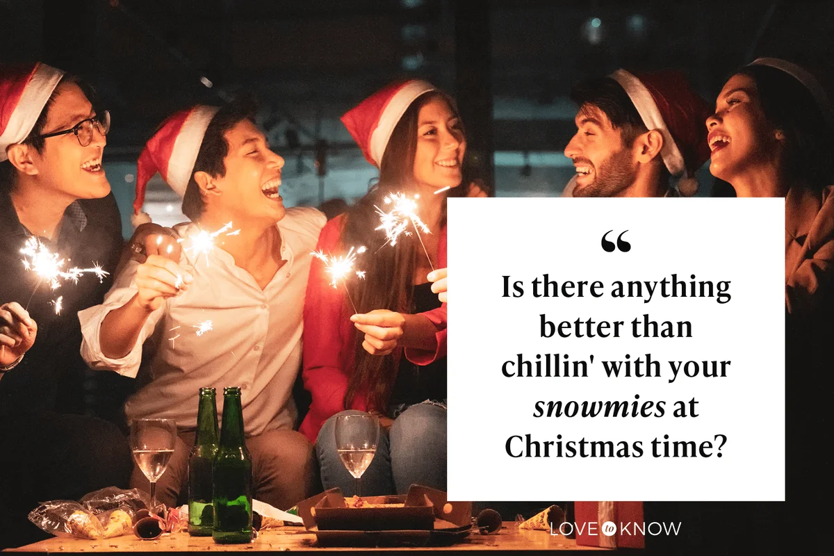 Is there anything better than chillin' with your snowmies at Christmas time?