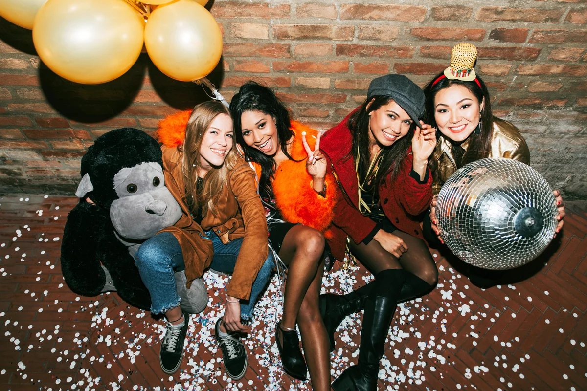 Women Celebrating And Having Fun