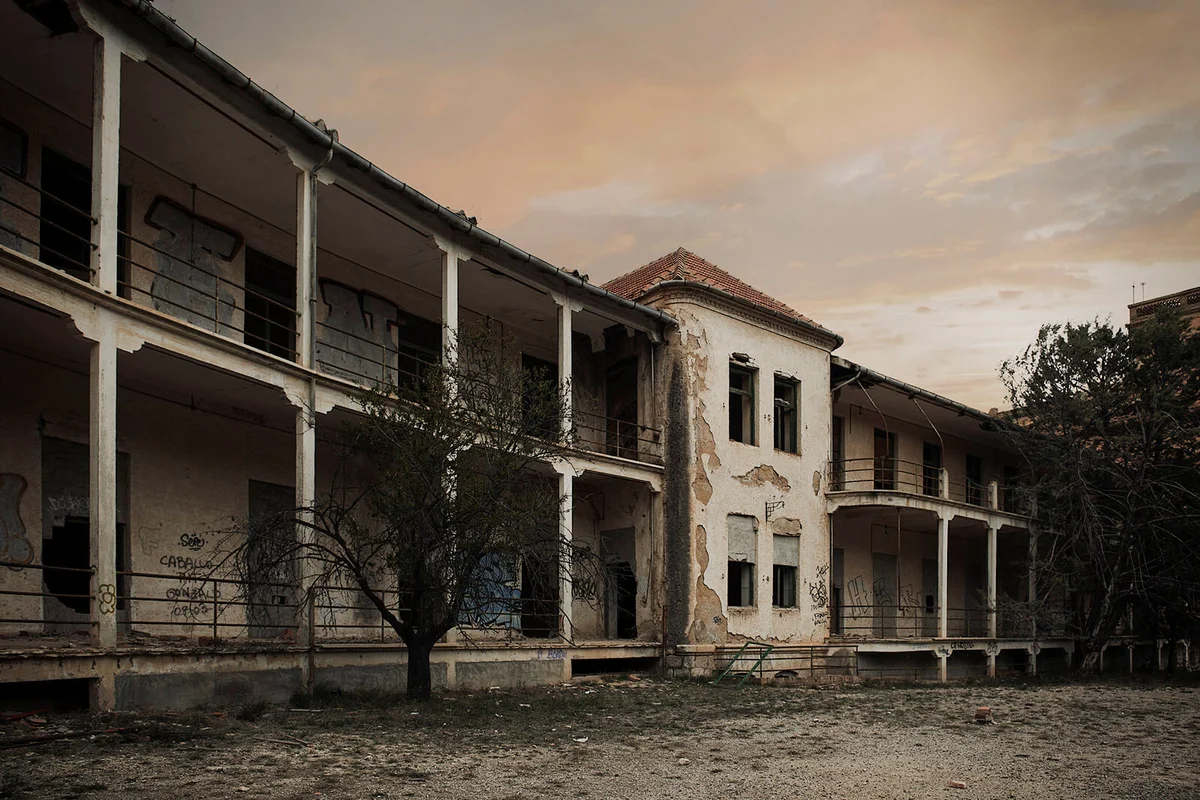 Abandoned sanitarium