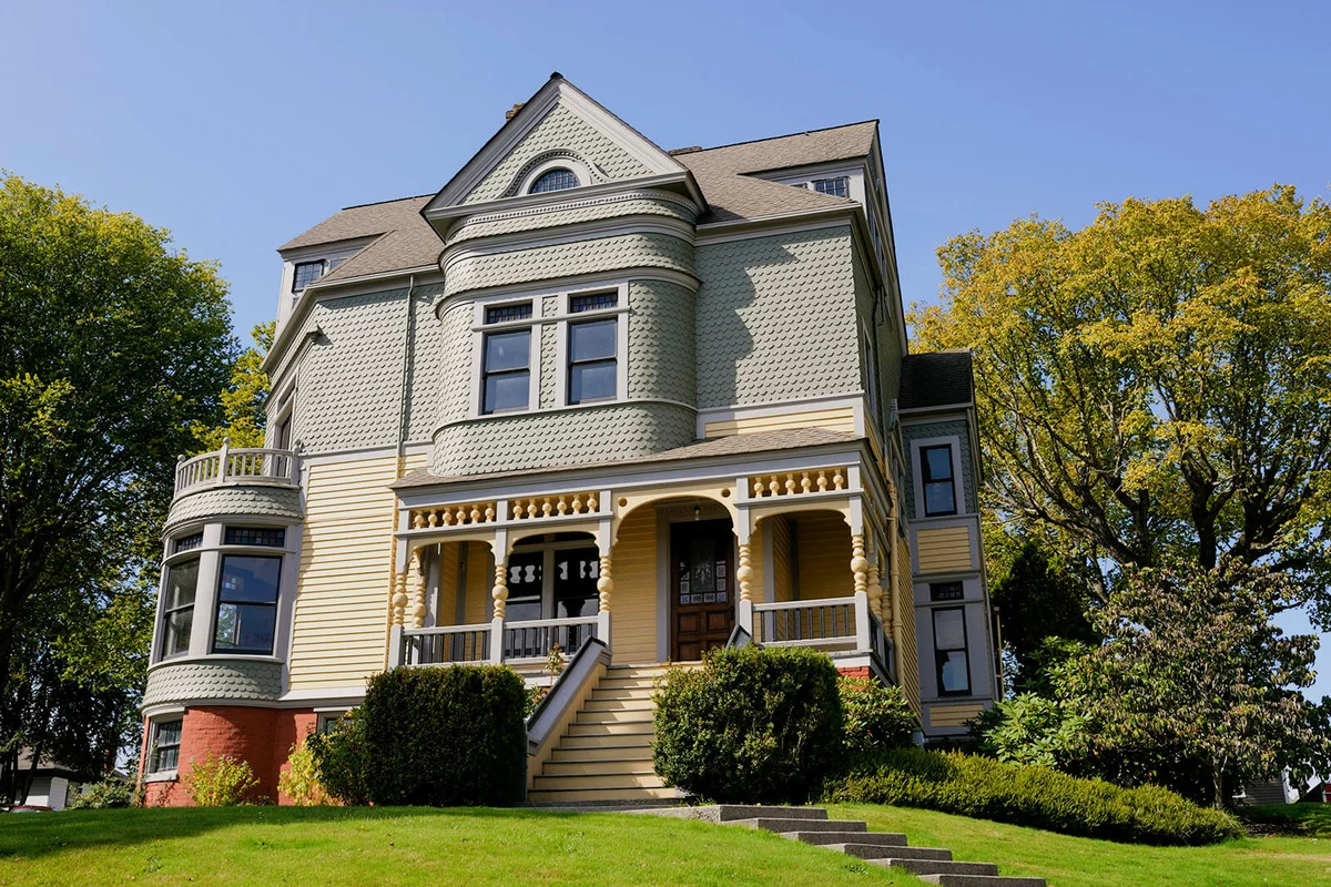 USA, Washington State, Port Gamble, Walker-ames House 1888