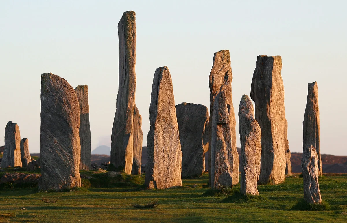 Standing stone circle at Callanish, Isle of Lewis, Outer Hebrides