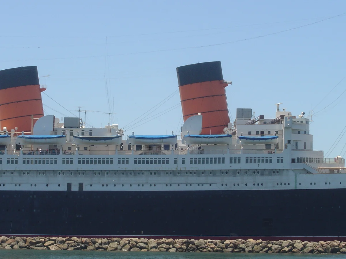 The RMS Queen Mary in Long Beach
