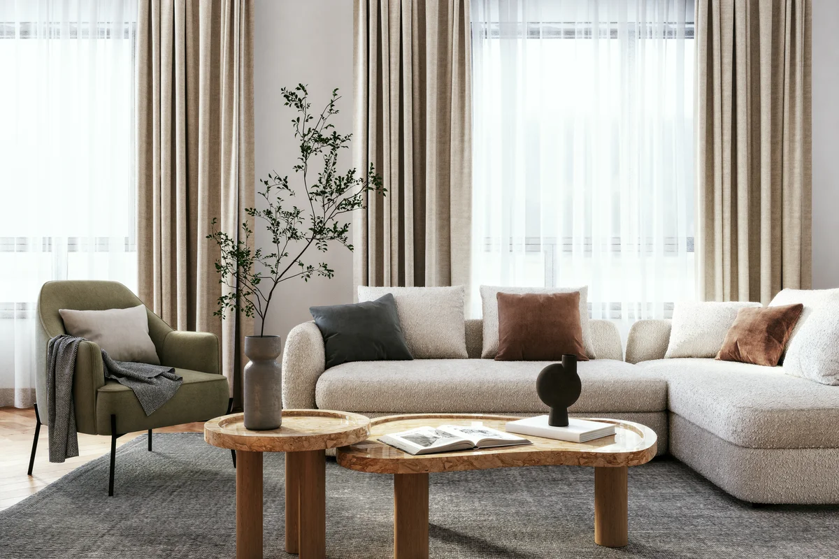 Modern living room interior