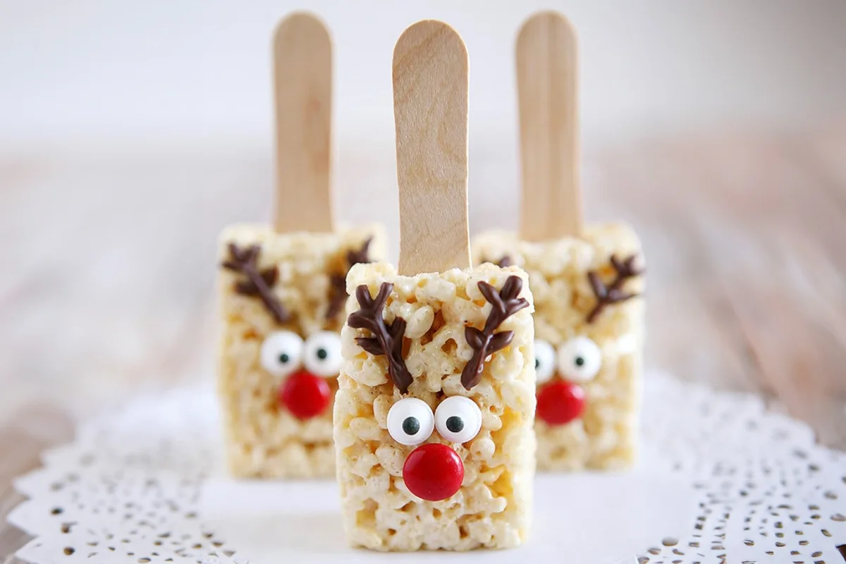 Reindeer / Christmas rice crispy treats