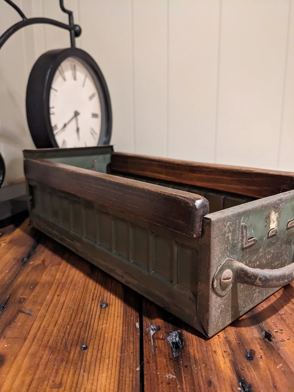 Decorative Antique File Drawer Refurbished