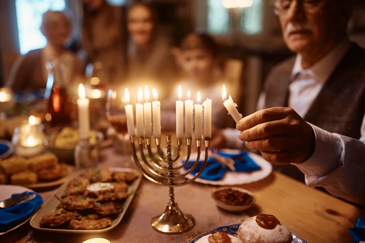 Hanukkah dinner