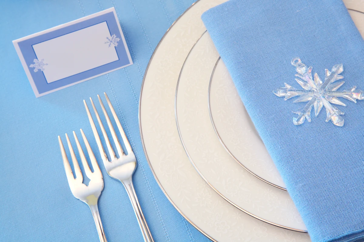 Winter Table Setting