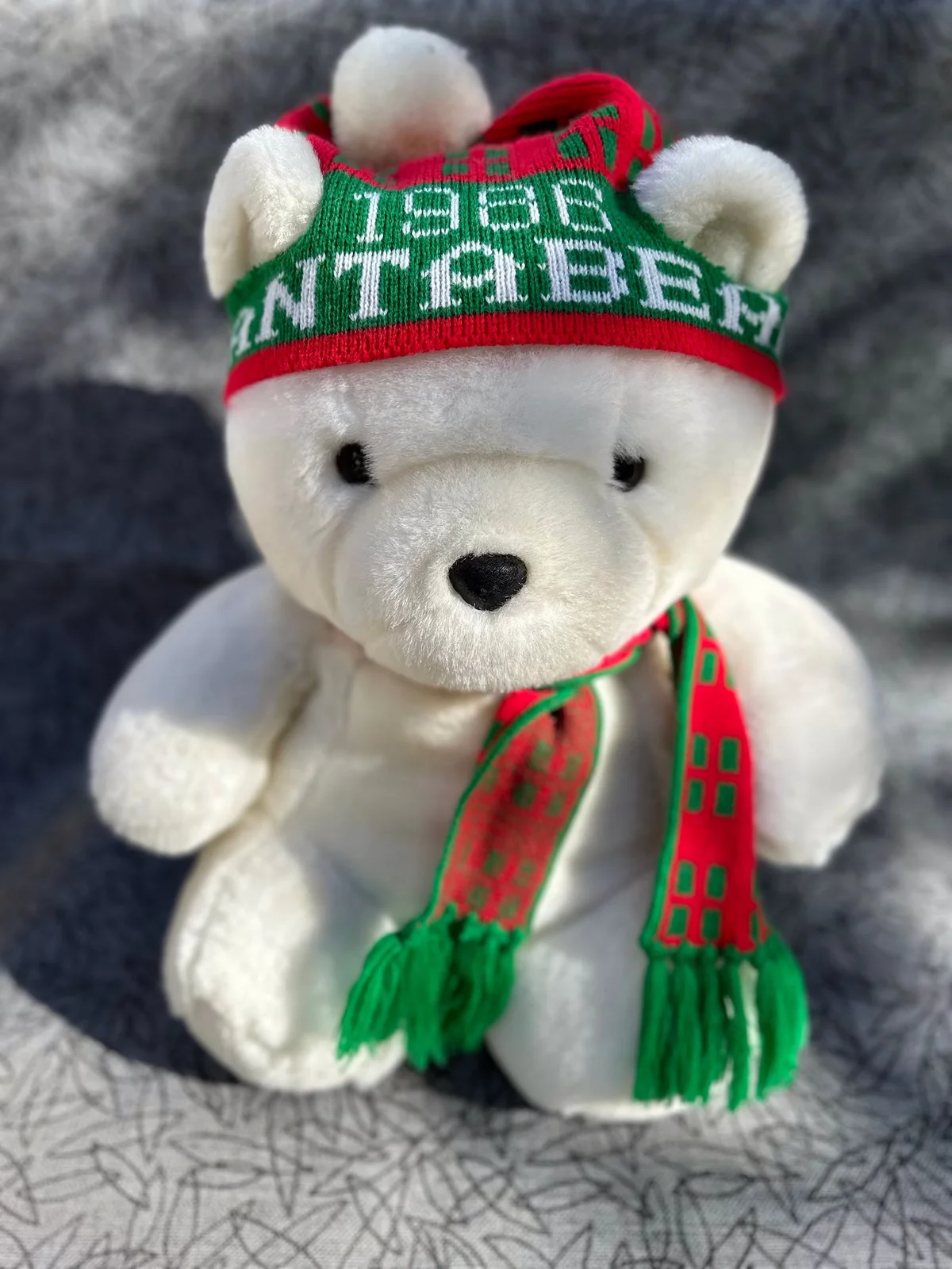 Vintage 1986 Dayton's Santa Bear Plush