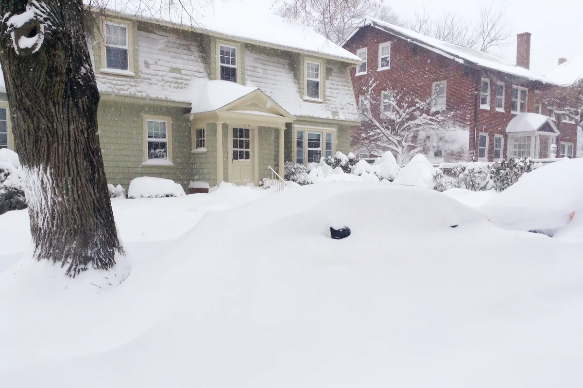 Snowfall in New England