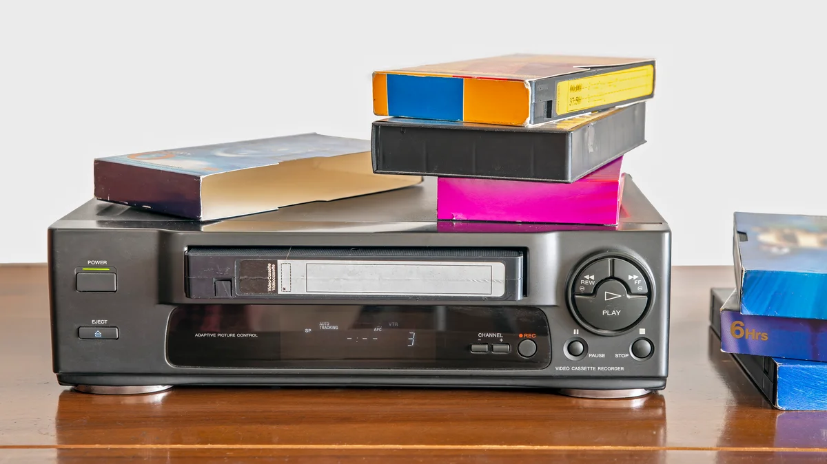 VHS tapes and VCR