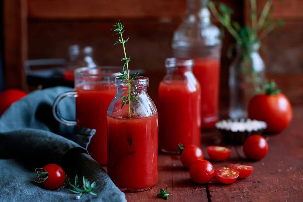 Fresh tomato juice
