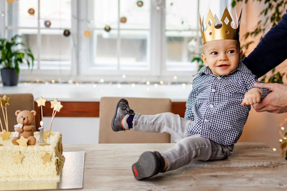 cute baby with crown