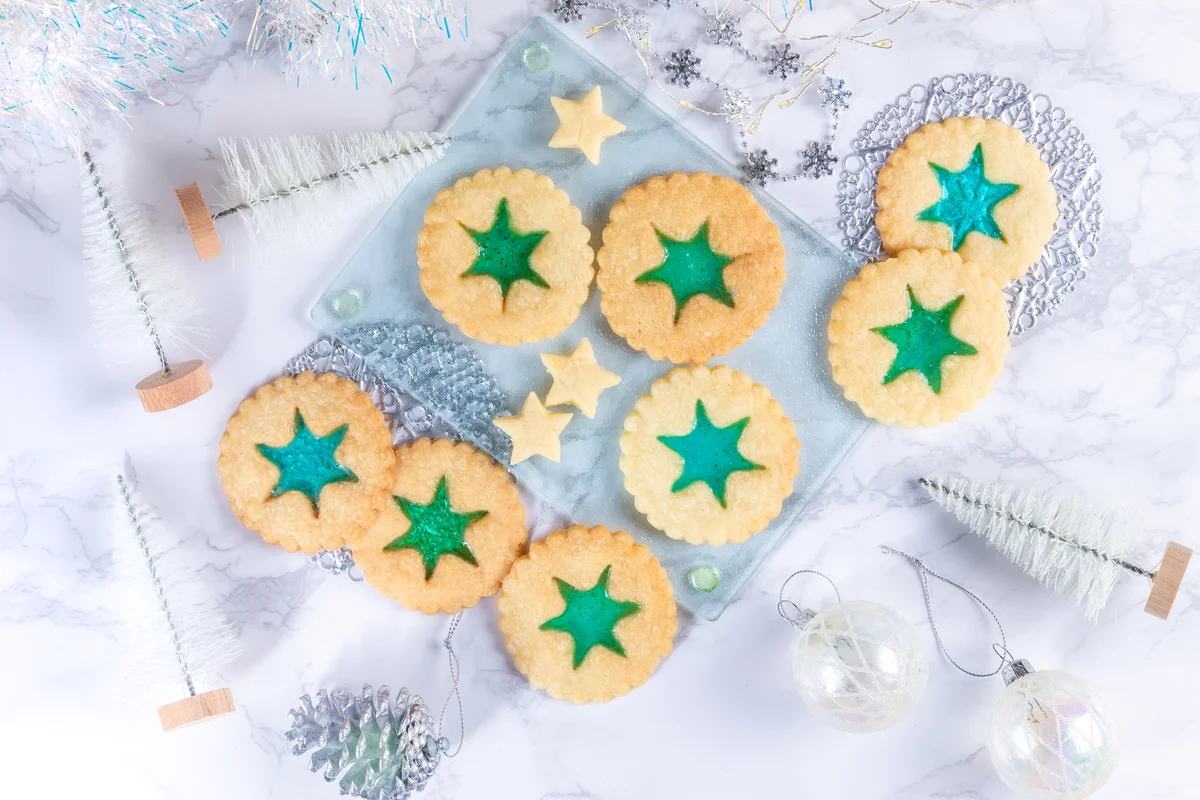 stained glass cookies