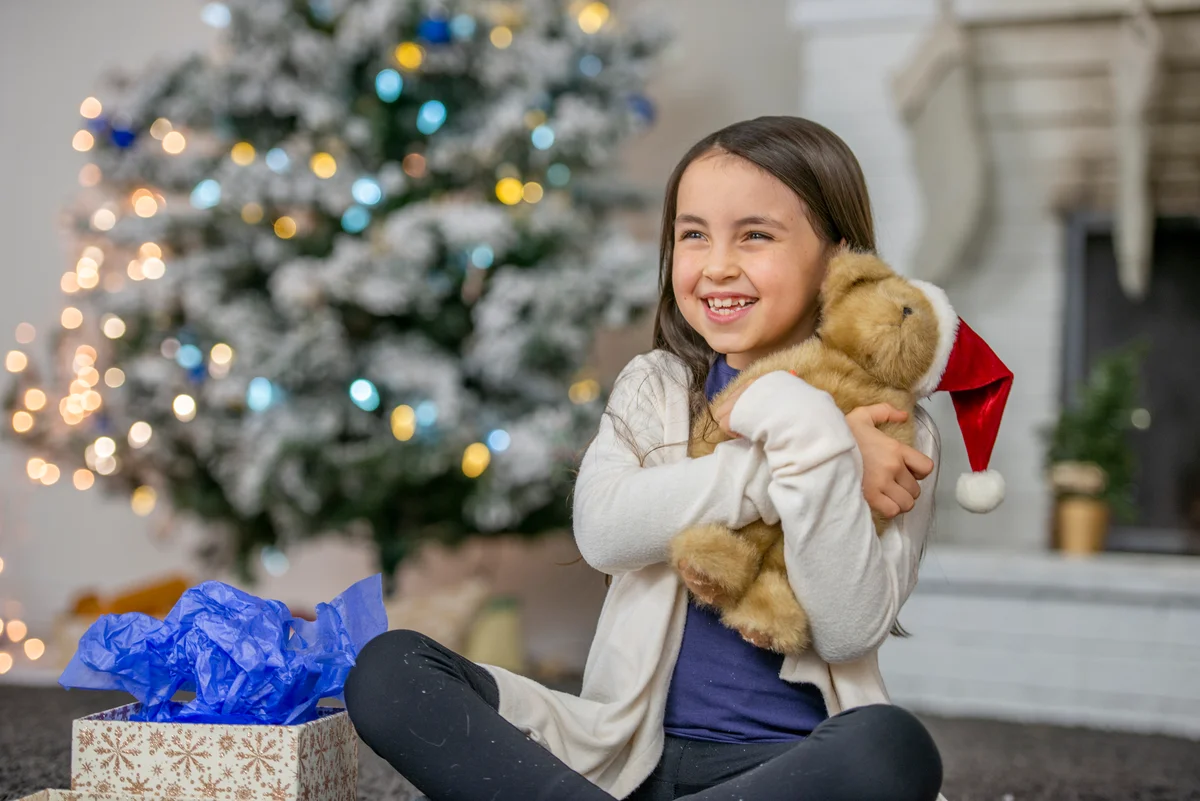 child with toy