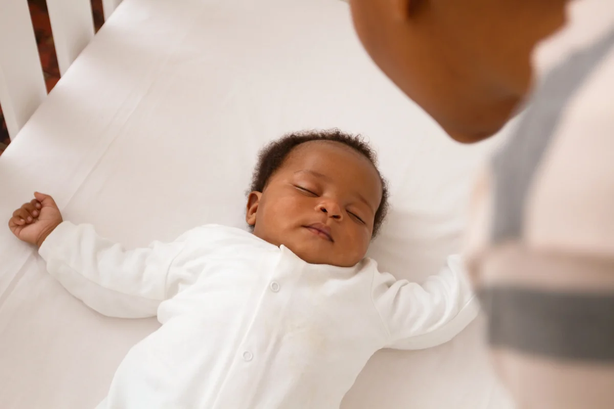 baby in crib