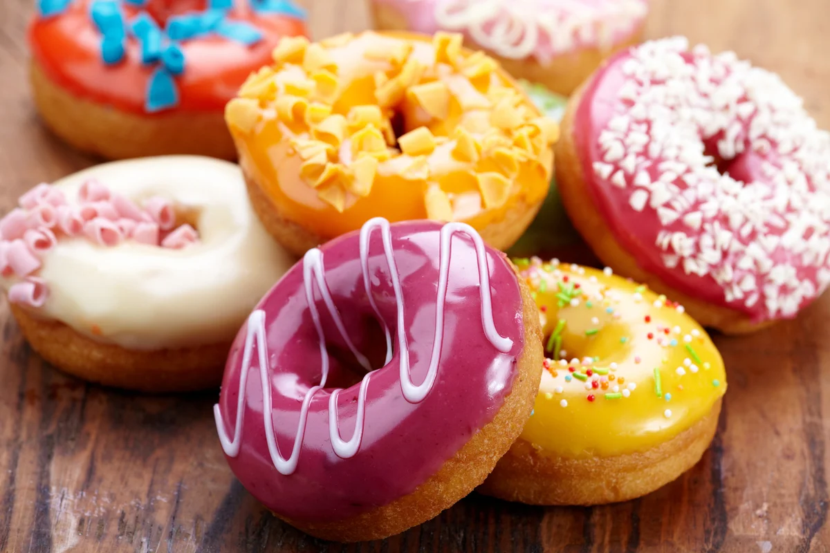 frosted donuts