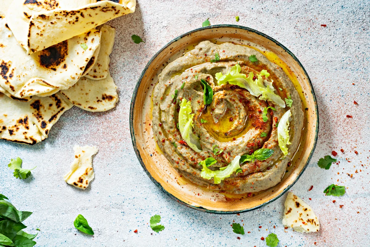 baba ganoush & pita