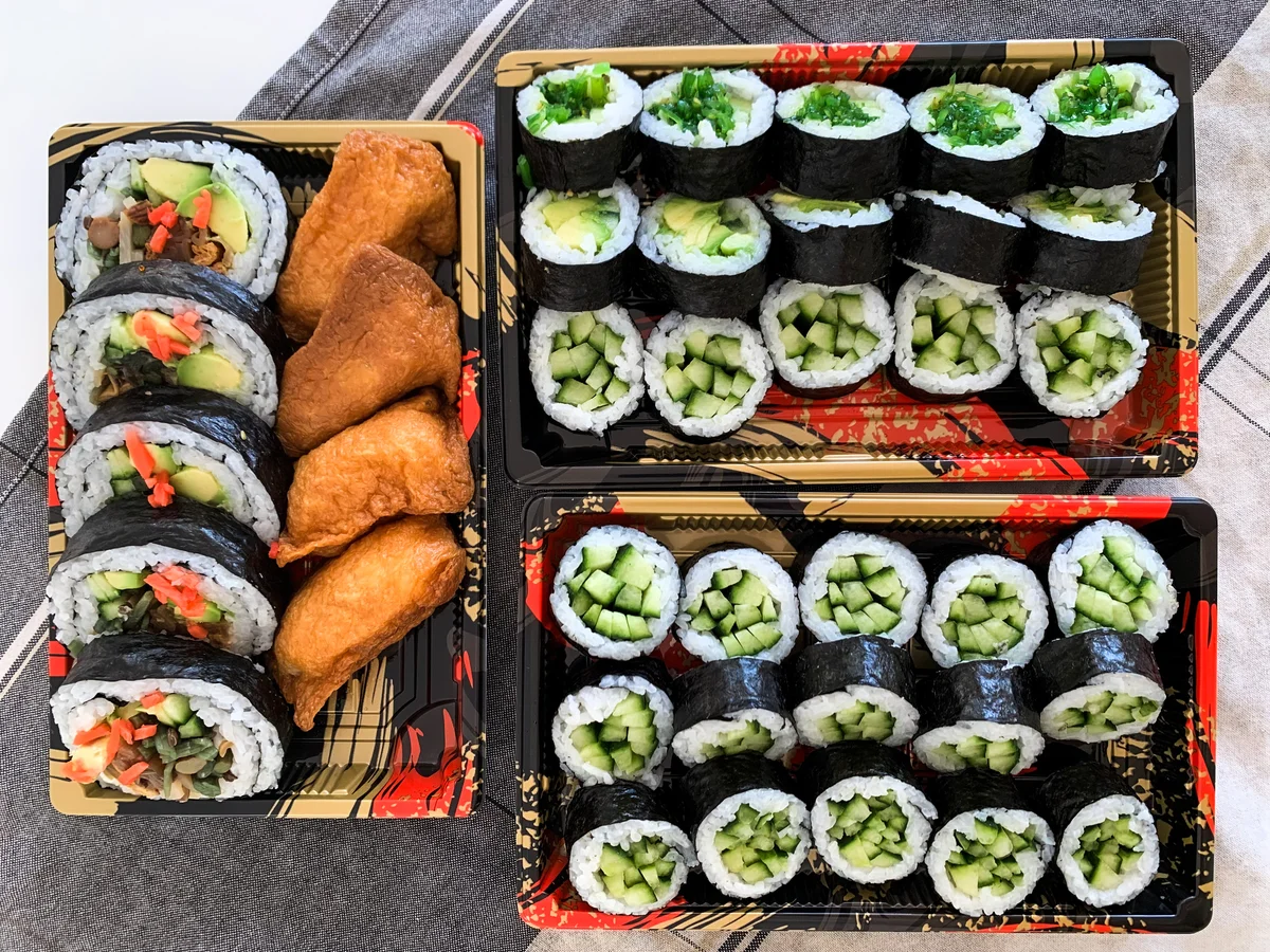 vegan sushi
