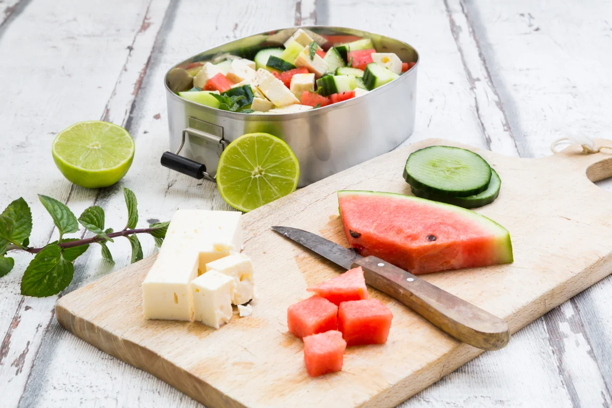 watermelon feta salad