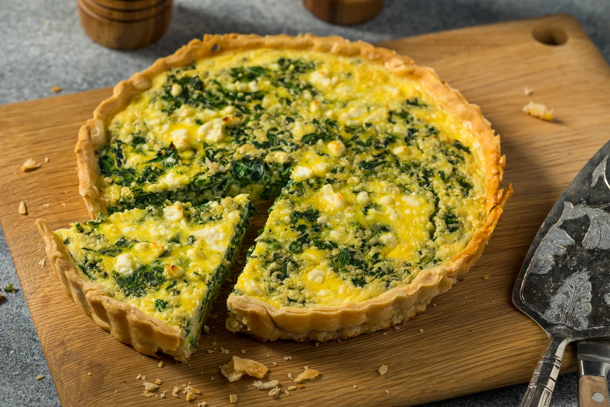 spinach quiche