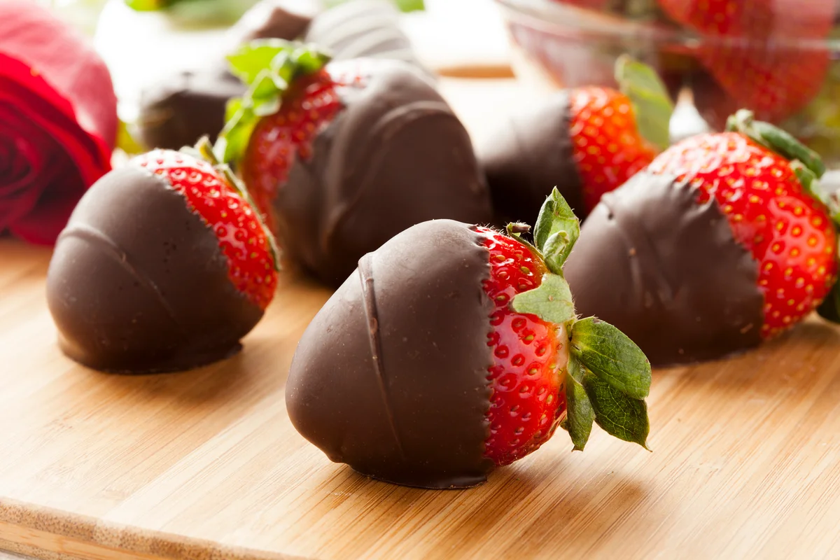 chocolate-covered strawberries