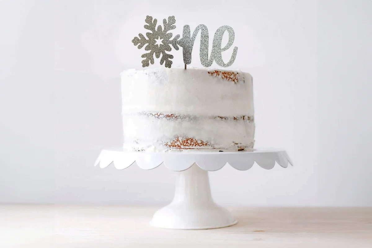 Winter Onederland Cake Topper CustomizedLittle Snowflake