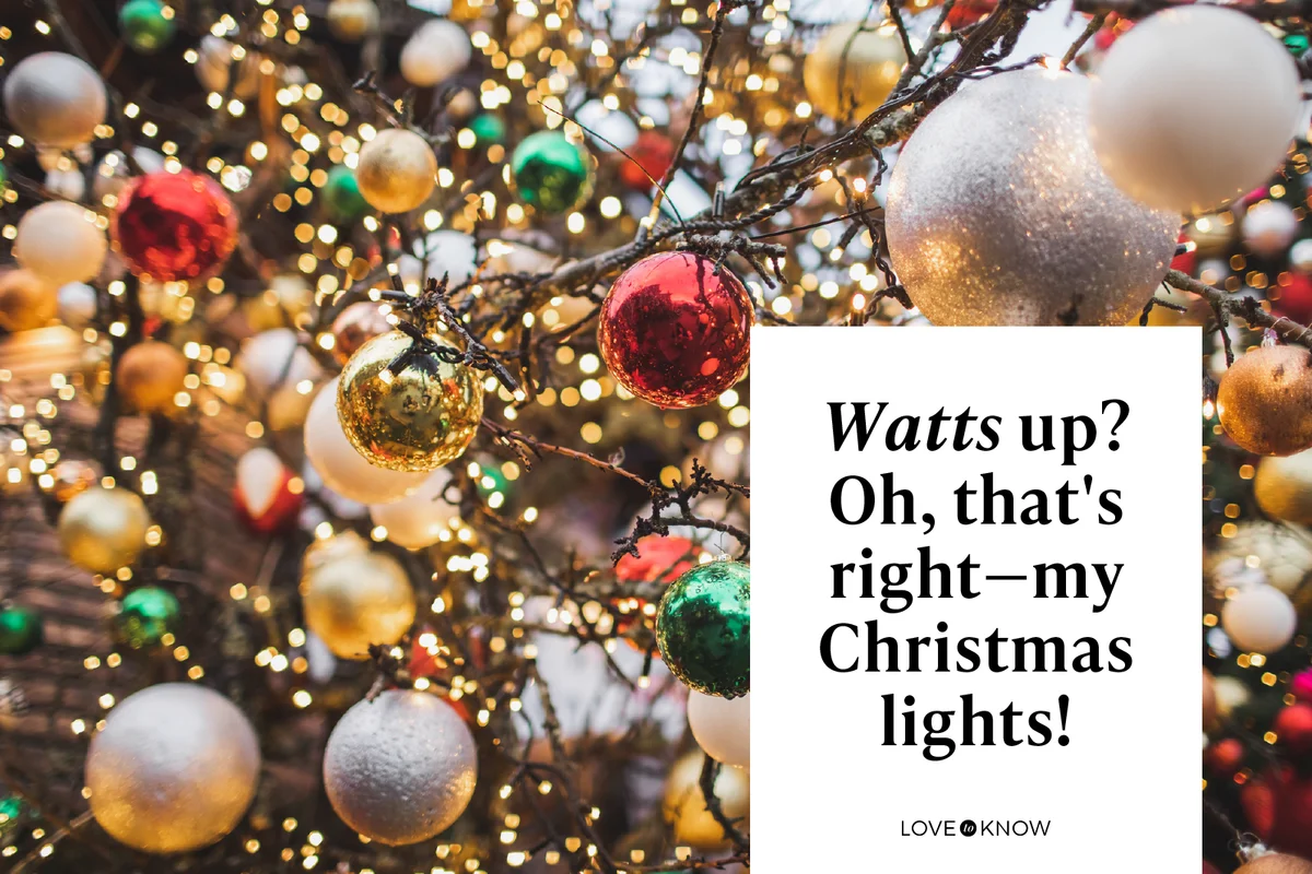 Watts up? Oh, that's right—my Christmas lights!