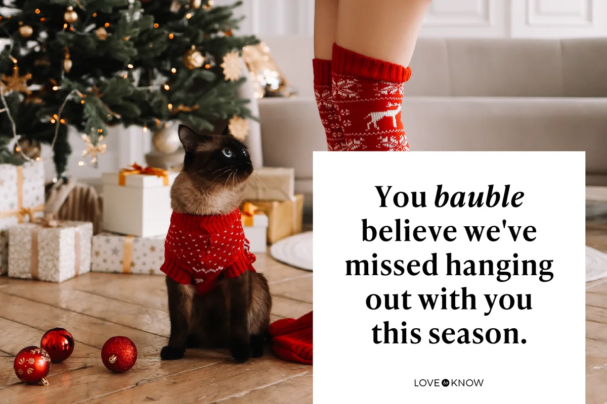 You bauble believe we've missed hanging out with you this season.