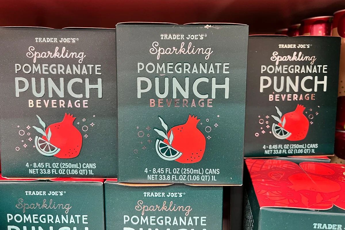 Trader Joe's Sparkling Pomegranate Punch