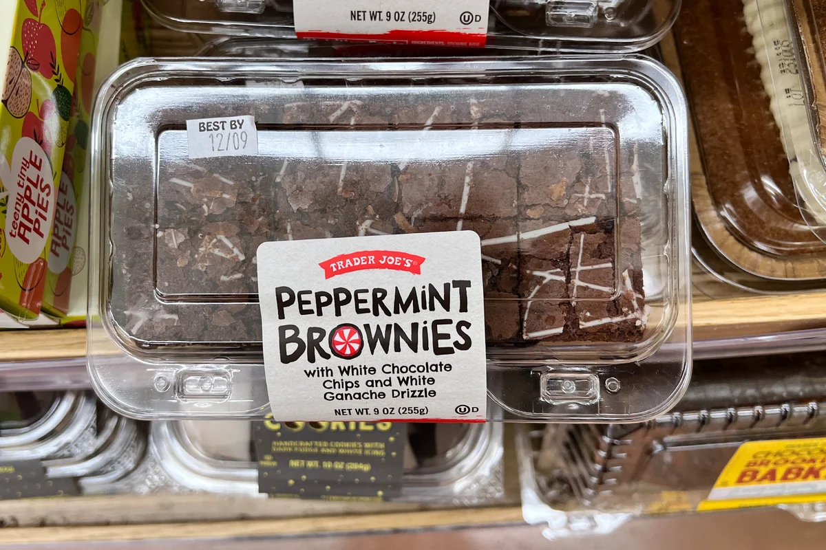 Trader Joe's Peppermint Brownies