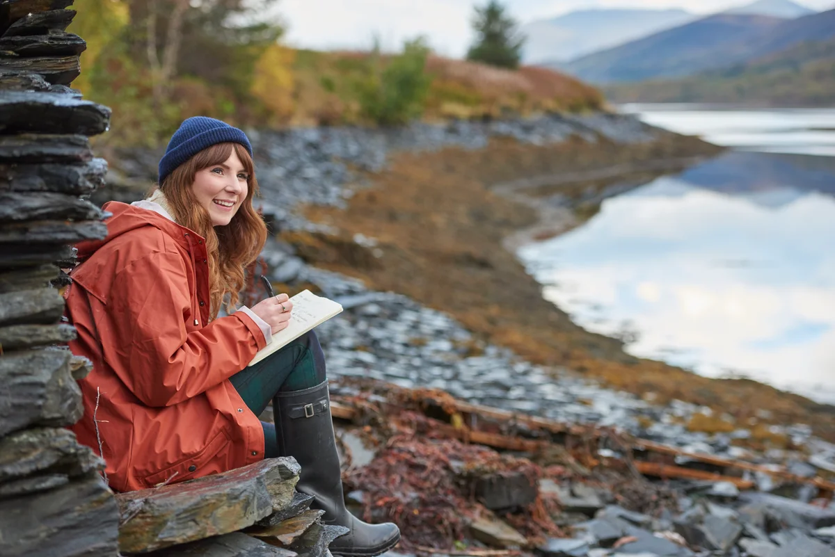 woman in nature