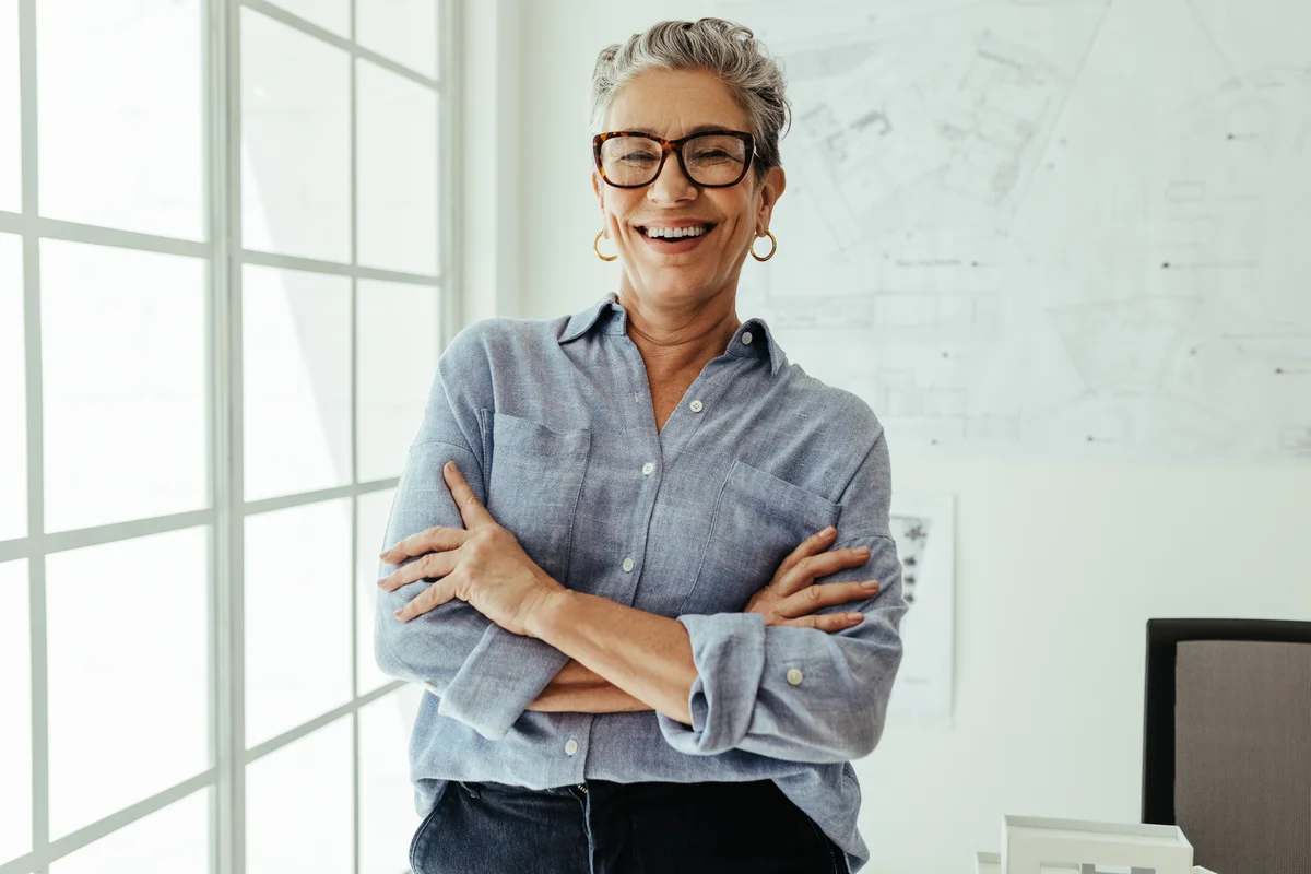 person smiling