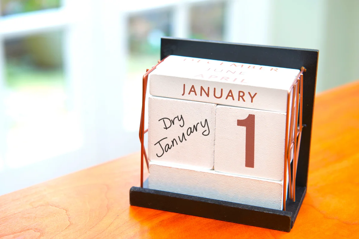 dry January calendar