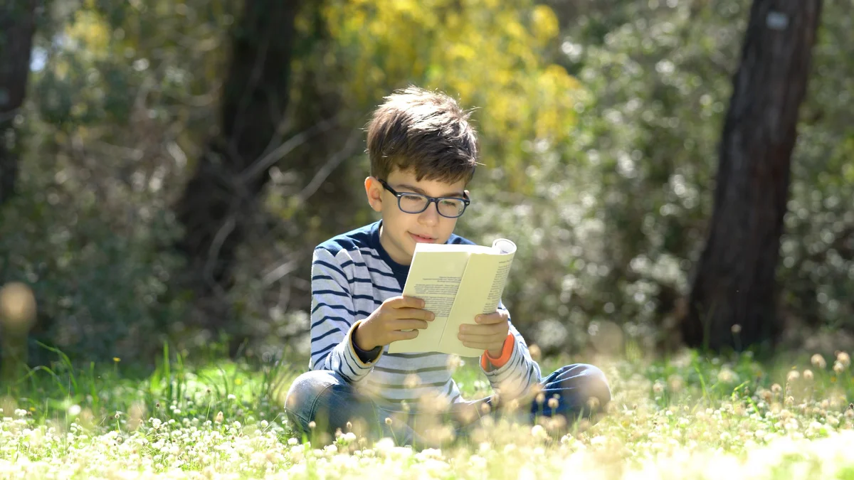 child reading