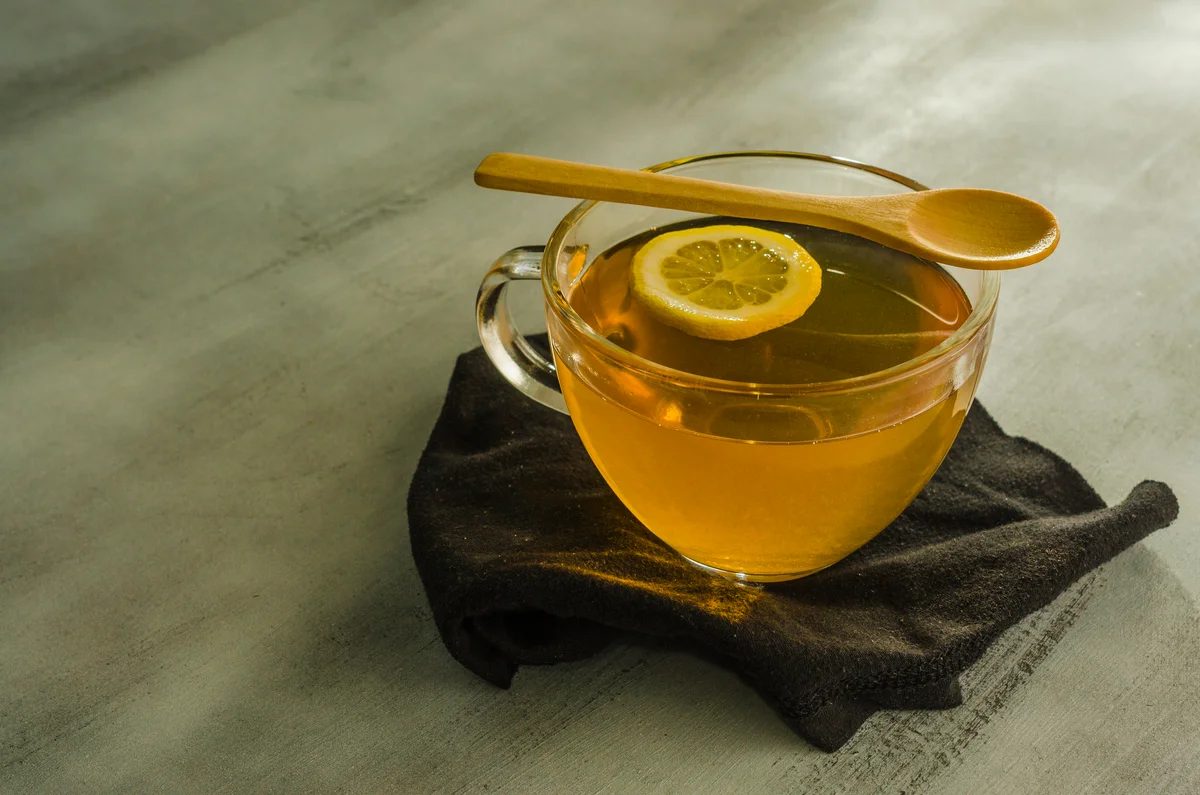 Close-up of tea in mug
