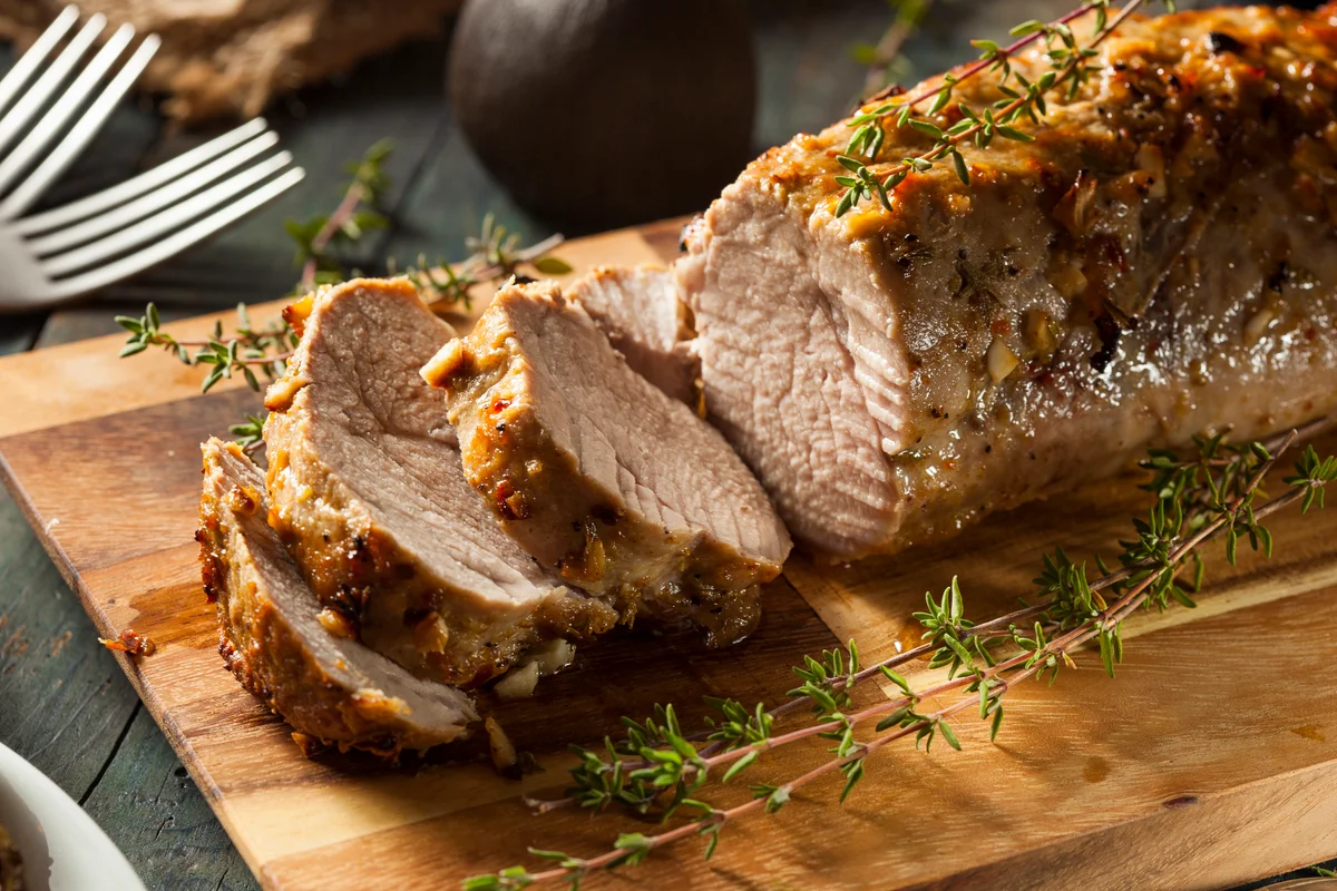 grilled pork loin