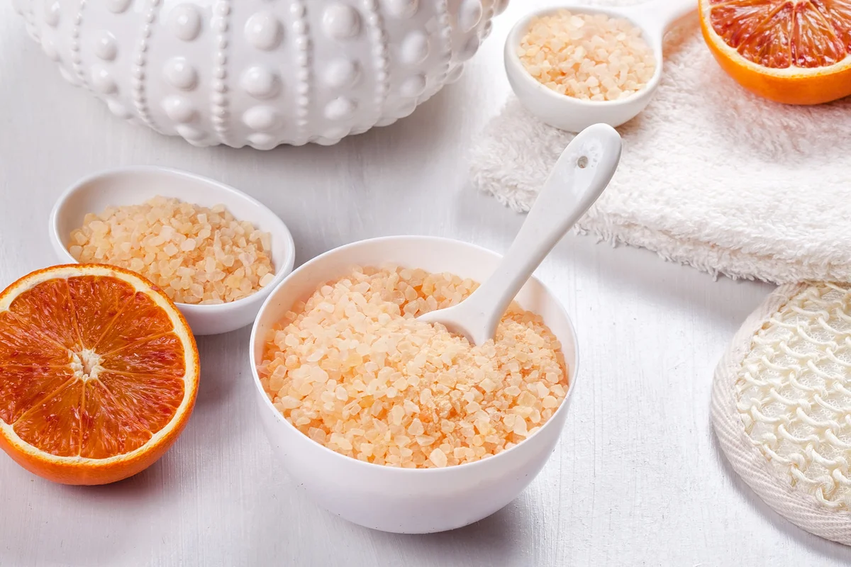 Orange peel salt