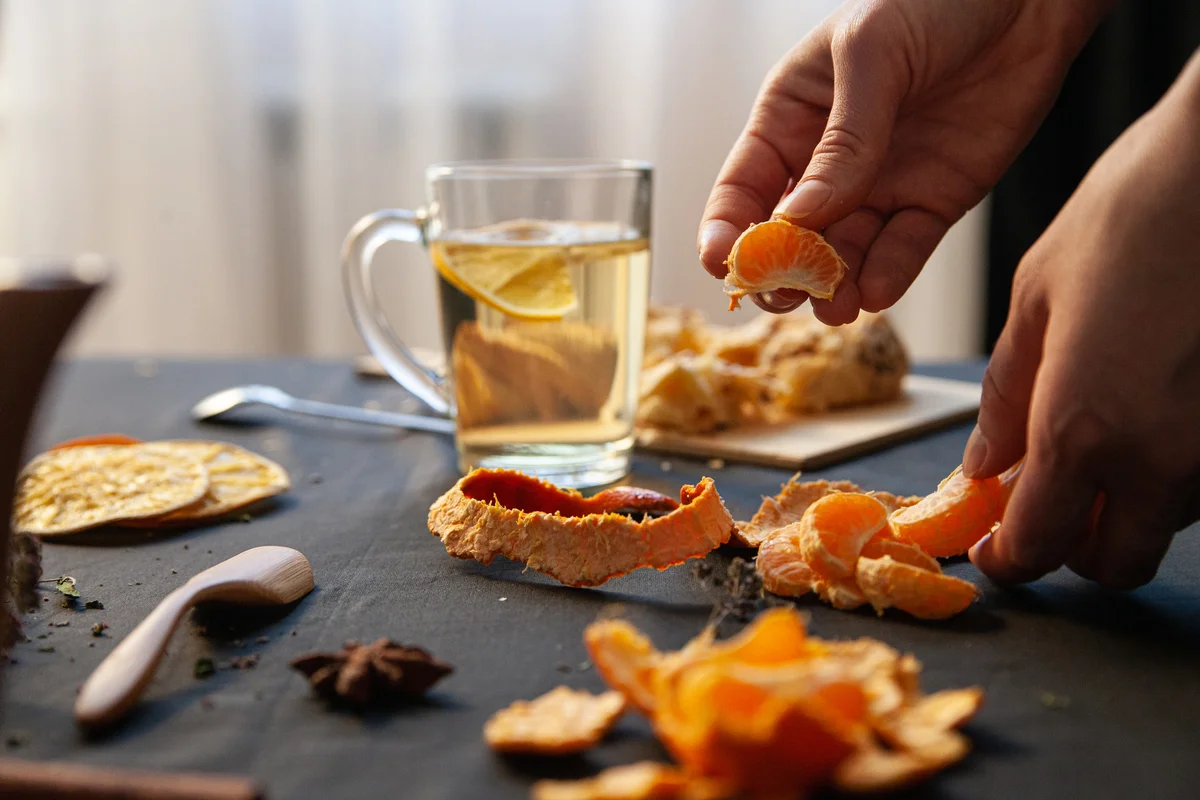 orange peel tea