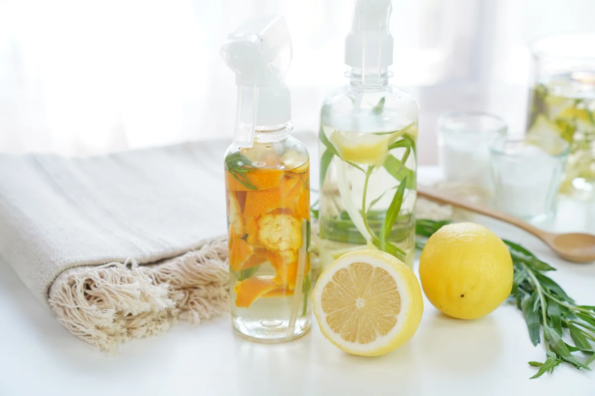 Environmentally friendly natural homemade cleaning supplies