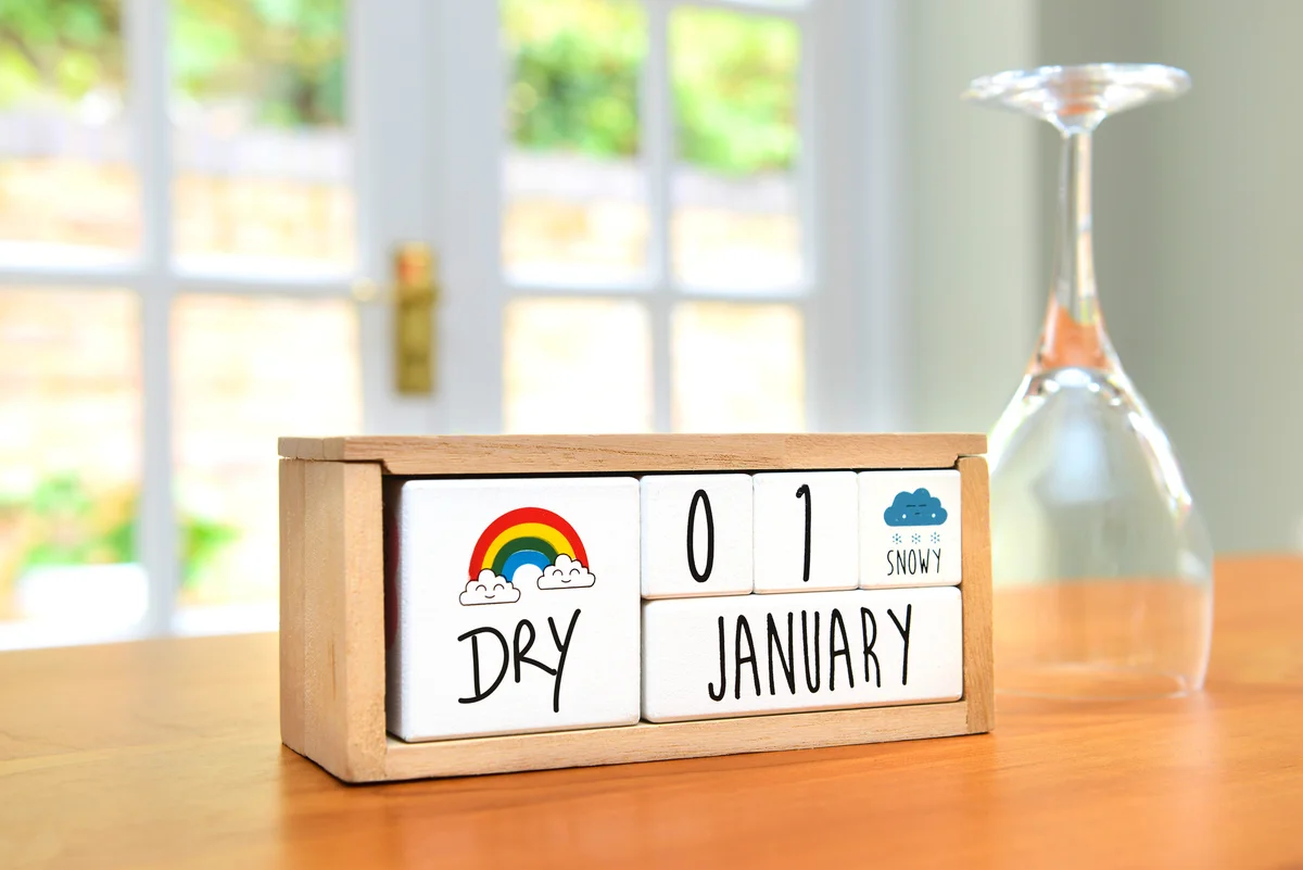 dry January calendar