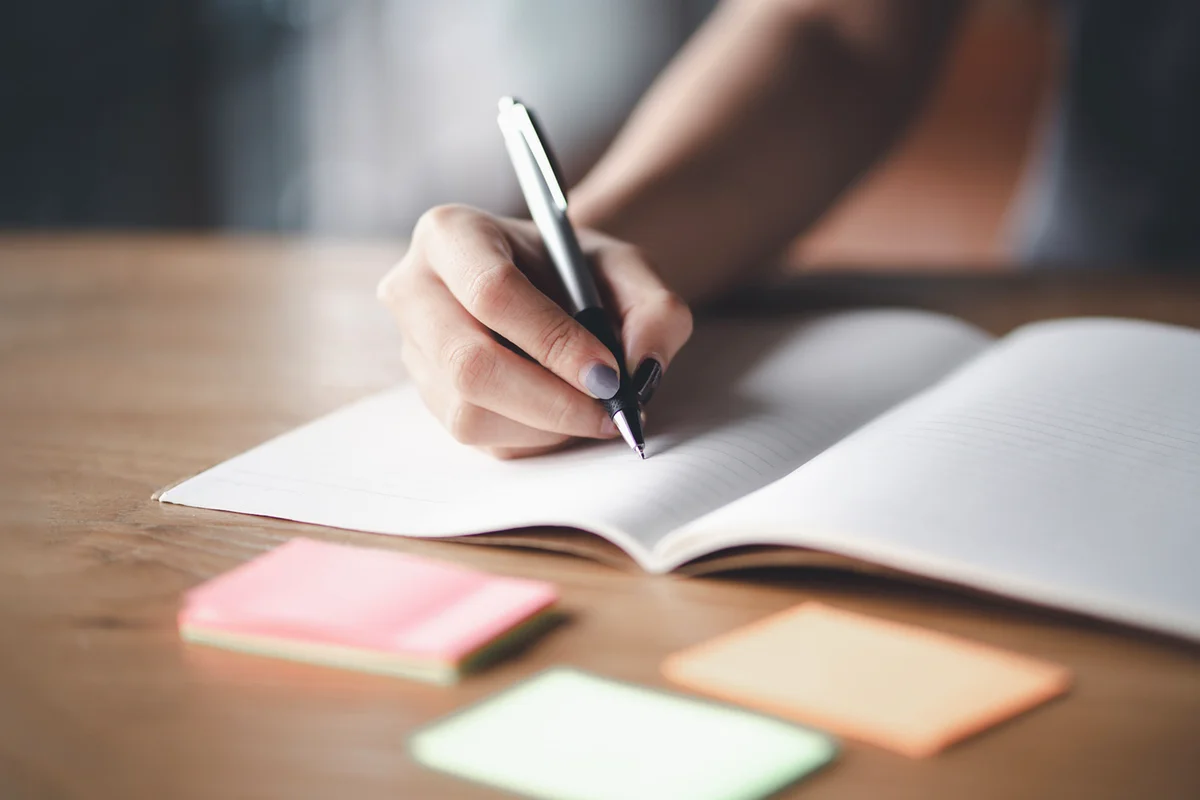 woman working at office with documents on his desk,
