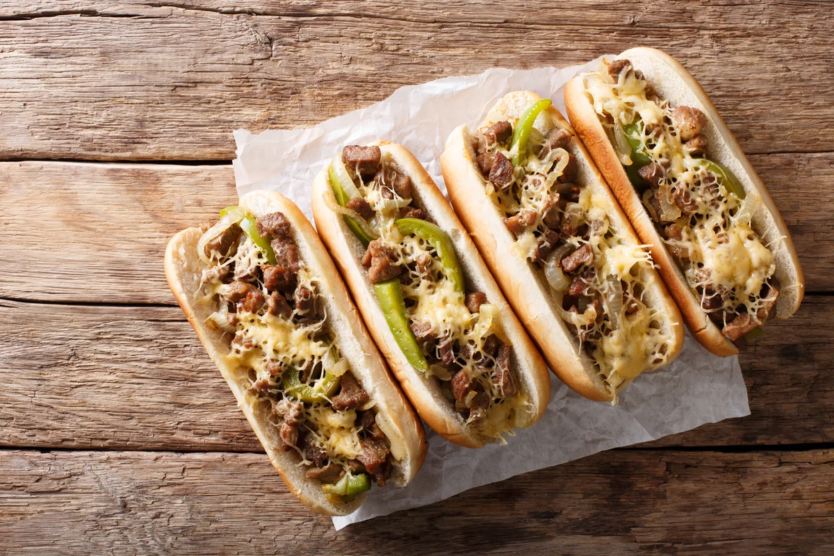 cheesesteak sandwiches