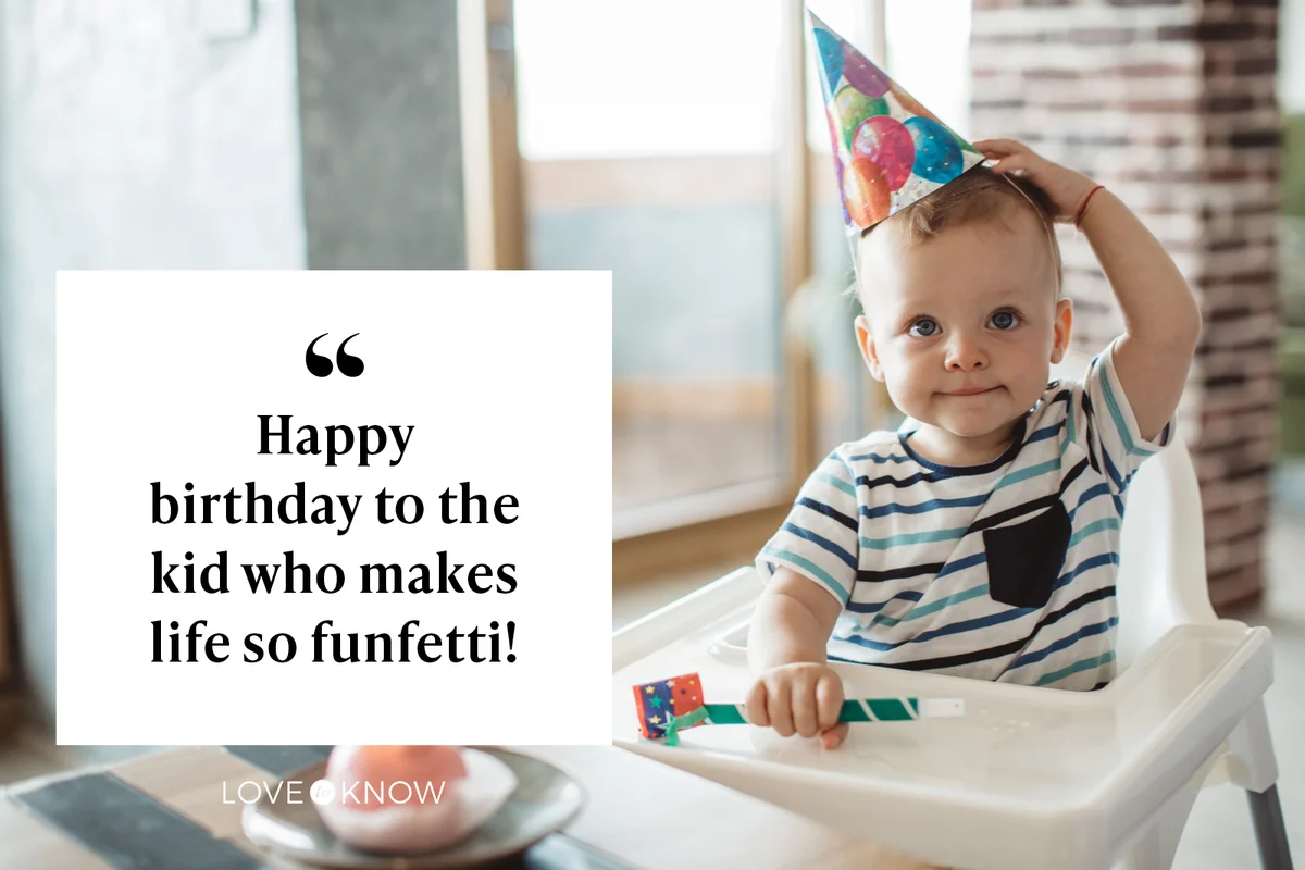Little boy celebrate first birthday