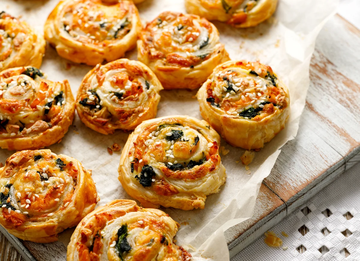 spinach pinwheels