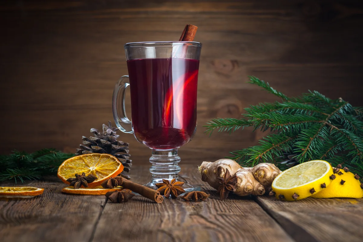 ginger mulled wine